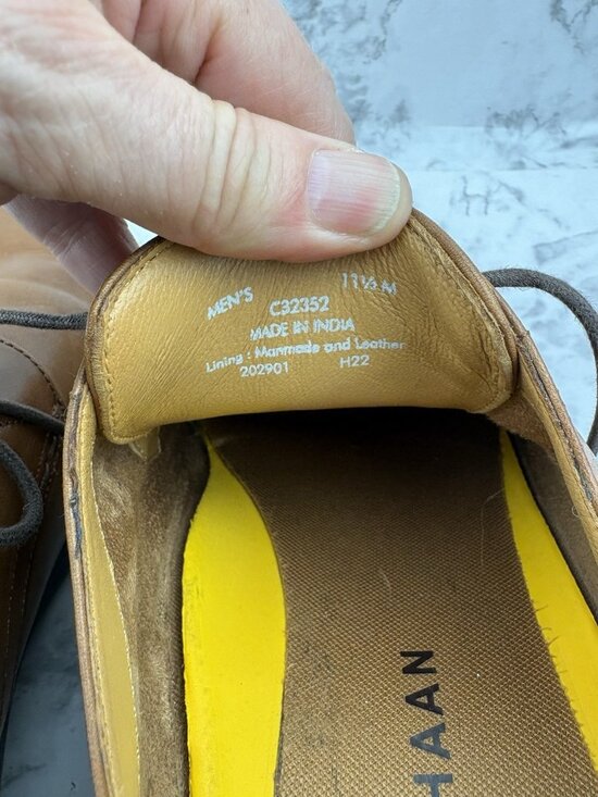 Cole Haan Hawthorne Oxford Shoes Mens Size 11.5 Brown Leather Dress Lace Comfort main image 7